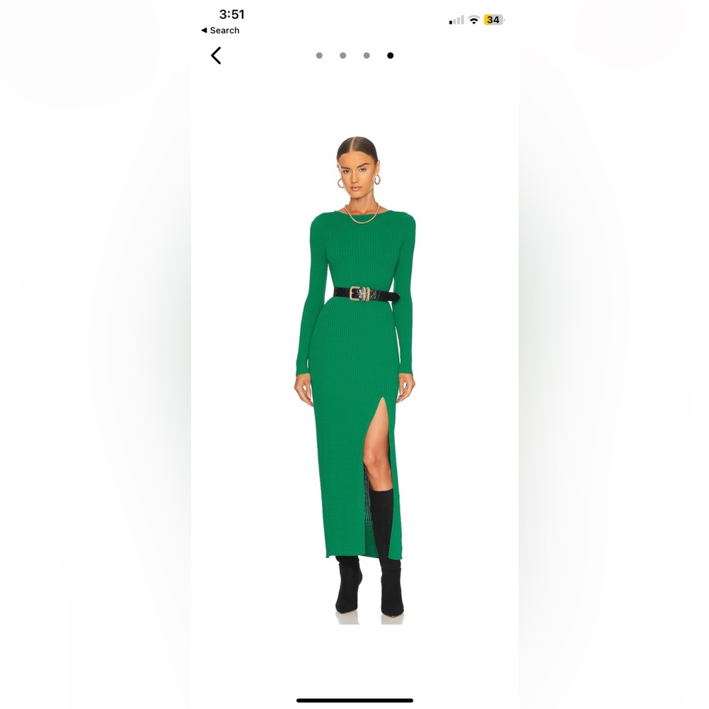 Womens Line and Dot maxi sweater dress. Worn one time